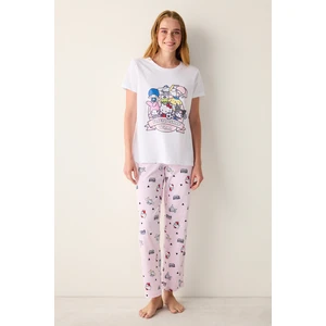 Sanrio Çok Renkli Pantolon Pijama Takımı