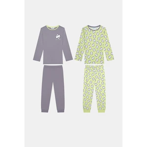 Erkek Çocuk Ball 2li Çok Renkli Pijama Takımı