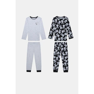 Erkek Çocuk 2li Çok Renkli Pijama Takımı