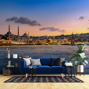 Duvar Kağıdı Baskı Istanbul Eminönü  Manzaralı Duvar Kağıdı