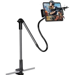 Klipsli Ayarlanabilir 360 Döner Masa Dolap Yatak Kenarı Tablet Tutucu Tablet Stand Telefon Tutucu