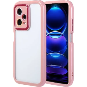 Techno Guru Redmi Note 12 Pro 5g Kılıf Kamera Korumalı Renkli Kenar ve Çerçeve Tasarımlı Vitamin Kapak
