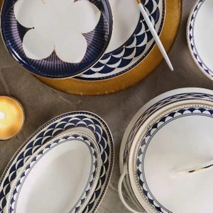 Bone Umbrella Midnight 12 Kişilik 60 Parça Yemek Takımı