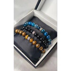 Yucca Gift 3'lü Doğal Taş Bileklik Seti