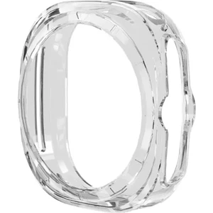 Coverzone Samsung Galaxy Watch Ultra ile Uyumlu Silikon Kasa Ekran Koruyucu Önü Açık Çerceve Pc Kasa Koruma Silikon Çerçeve