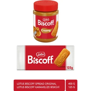 Biscoff Spread Bisküvi Kreması 400 gr + Biscoff Karamelize Bisküvi 125 gr