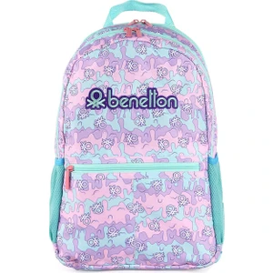 United Colors Of Benetton Okul Çanta 03667 Mavi Pembe