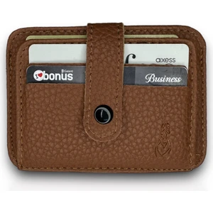 Markalı Yerli Malzeme ve Vegan Deriden Erkek Kartlık ve Cüzdan - 6 Kart Cebi, Şeffaf Kimlik Bölümü ve Kâğıt Para Cebi Ile!