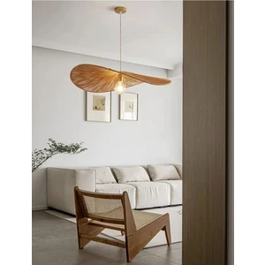 Rattan Nordic Boheme Tasarım Avize Hasır Ip Avize 1.Sınıf Kalite Naturel Ferahlık Katar