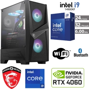 Rtx 4060 8 GB - Gaming Pc Ddr5 - Intel I9 14900KF - 32 GB Ddr5 Ram - 1 Tb M.2 SSD - Sıvı Sogutmalı