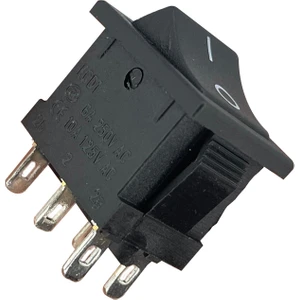 IC-121-6 Mini Işıksız 6 Pin On Off Anahtar Aç Kapa Düğme Buton 8 x 10.4 mm