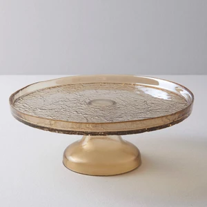 Gleam 25 cm Ayaklı Servis Amber