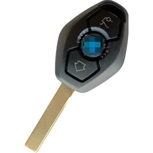 Bmw E46 E60 E90 X3 X5 Uyumlu 3 Tuşlu Anahtar Kumanda Kabı Oto Anahtarlık HU92 Uçlu Logolu