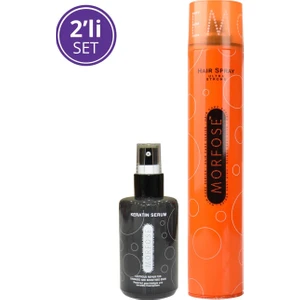 Morfose Ulrta Strong Saç Spreyi 400  Ml + Keratin Saç Serumu 75  Ml