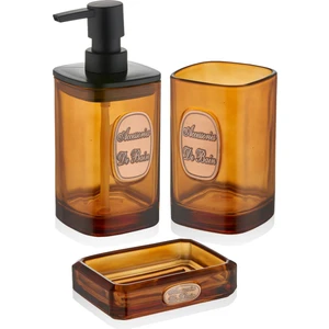 The Mia Globe Banyo Seti 3 Parça Amber 330 ml