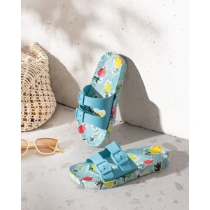 Madame Coco Fruit Kadın Terlik - Mavi