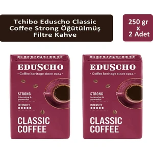 Eduscho Classic Coffee Strong Öğütülmüş Filtre Kahve 250 gr x 2 Adet