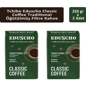 Eduscho Classic Coffee Traditional Öğütülmüş Filtre Kahve 250 gr x 2 Adet