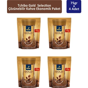 Gold Çözünebilir Kahve Ekonomik Paket 75 gr x 4 Adet