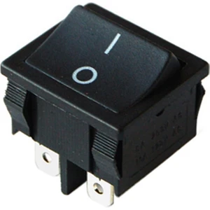 IC-128 Orta Boy Işıksız On Off 4 Pin Anahtar Aç Kapa Buton Düğme 25.0 x 22.7 mm