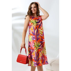 Yazlık Askılı Viskon Elbise 2691