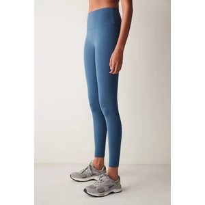 Petrol  Smooth Feel Yüksek Bel Bilek Boy Tayt