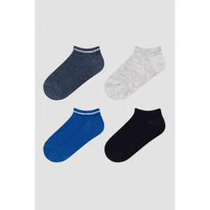 Erkek Çocuk Blue Shades 4lü Patik Çorap