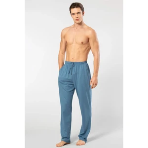 2171 Erkek Modal Tek Pijama Altı-Indigo