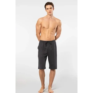 2172 Erkek Modal Tek Bermuda Pijama Altı-Antrasit