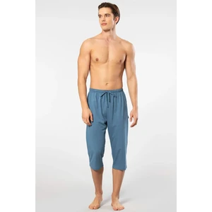 2233 Erkek Modal Tek Kapri Pijama Altı-Indigo