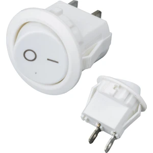 IC-133A Yuvarlak Işıksız On Off Anahtar 2 Pin Aç Kapa Düğme Buton 20 mm