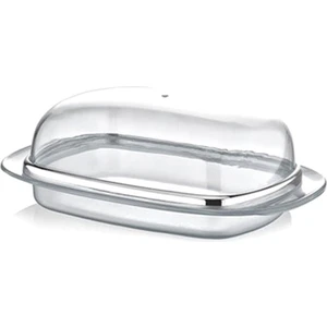 Plastik Tereyağı Saklama Kabı 19 cm x 7 cm x 12 cm