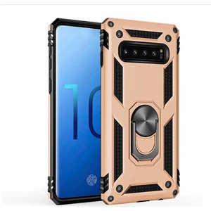 Samsung Galaxy S10 Kılıf Vega Tank Sert Yüzüklü Standlı Zırh Koruma Kapak