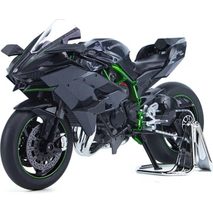 1:9 Kawasaki H2R Motosiklet Modeli Oyuncak Süs (Yurt Dışından)
