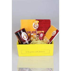 DEKOMUS GIFT BOX ÖZEL KUTULU LİSANSLI GALATASARAY KIRTASİYE SETİ