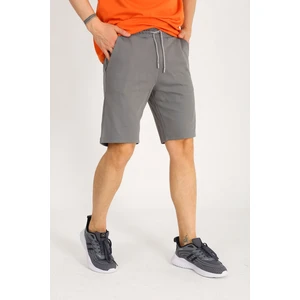 Uomo Park 8043 Pamuklu Belden Bağlamalı Cepli Regular Fit Baskılı Yazlık  Şort
