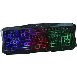 PGS201 Kablolu Rgb Aydınlatma Ergonomik Ayarlanabilir Yükseklik Gaming Oyuncu Klavye Siyah
