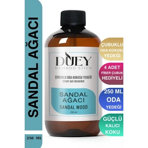 250ML Sandal Ağacı Çubuklu Oda Kokusu Yedeği , Bambu Oda Kokusu Yedeği Oda Kokusu Yedek Dolum Şişe
