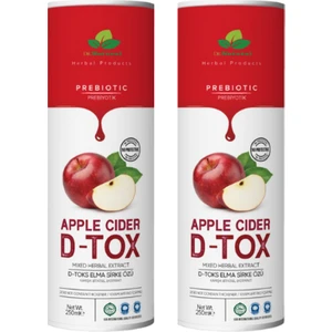 Dr. Natural 2 Adet Elma Özlü Sirke Prebiyotik Detox Sirkesi 250 ml