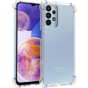 Galaxy A23 Uyumlu Şeffaf Silikon Kılıf Darbe Önleyici Köşe ve Kamera Korumalı Yüksek Koruma