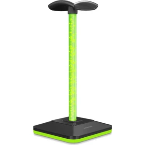 PGS401 Kablolu Rgb Aydınlatma Dokunmatik Taşınabilir Gaming Oyuncu Kulaklık Standı Siyah