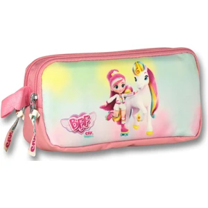 Ümit Çanta Cry Babies Gökkuşağı Kalem Çantası - Pembe-Yeşil - Kız Çocuk