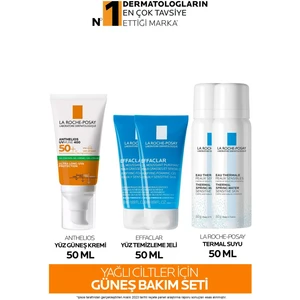 La Roche-Posay Yüz Güneş Kremi SPF 50+ Renksiz Geniş Spektrum 50 ml Yağlı ve Hassas Ciltler