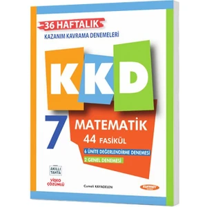 Kurmay Yayınları KKD 7 Matematik Deneme