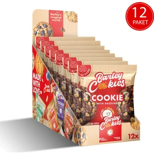 Barley Cookies Fındıklı Kakaolu Classic Cookies 40G x 12 Paket