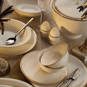 Bone Vienna Gold 12 Kişilik 60 Parça Yemek Takımı AR34017