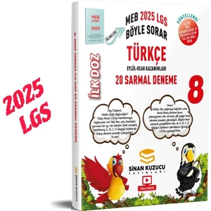 Sinan Kuzucu Yayınları 8. Sınıf İlk Doz Sarmal Branş Denemeleri Türkçe 2025