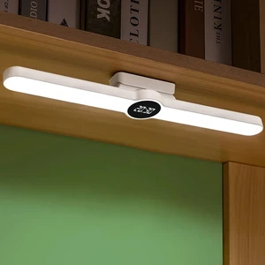 The Wlue Şarjlı Mıknatıslı Kitaplık Dolap Içi Raf Altı Led Aydınlatma Masa Lambası Çalışma Işığı