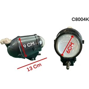 2 Adet Mercekli Cam  Plastik Kasa Sis Lambasi Mercekli Cam 12 Volt