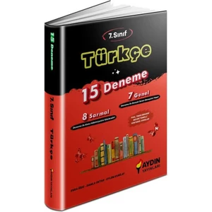 Aydın Yayınları   7. Sınıf Türkçe 15 Deneme